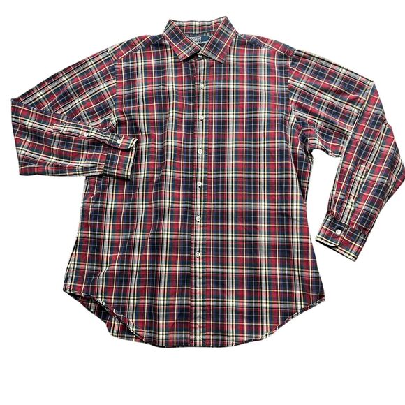 Polo by Ralph Lauren XL Long SLeeve Button Up Regent Classic Fit 100% Cotton - Picture 1 of 5